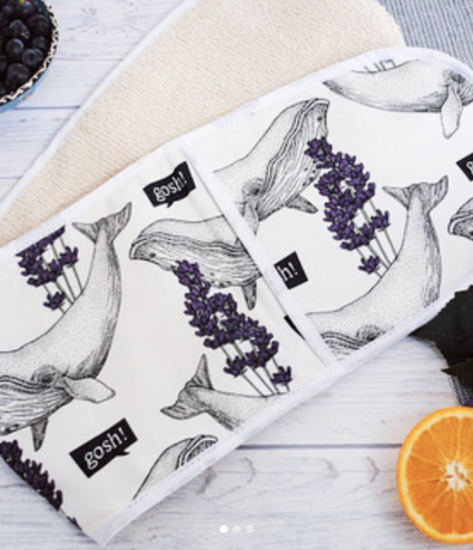 Bespoke printed oven gloves